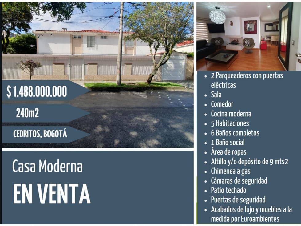 Casa en Venta en Usaquen, Bogotá — foto 1