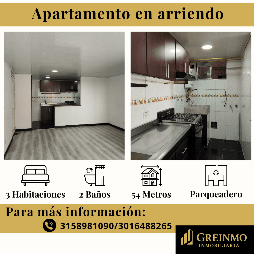 Apartamento en Arriendo en Ciudad techo ii, Bogotá