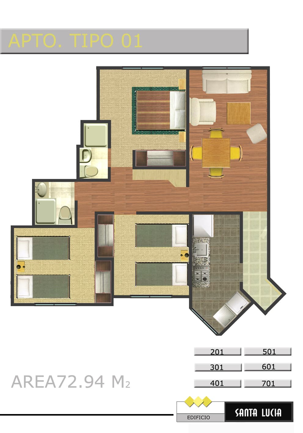 Apartamento en Arriendo en Santa teresa, Bogotá